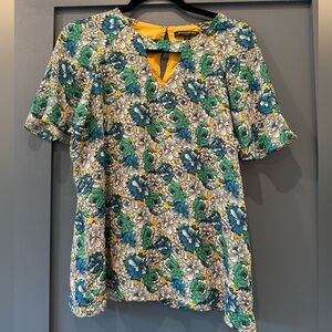 Banana Republic Flutter Sleeve Top size M
